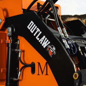 close up shot of Mcloughlin Outlaw Petrol Mini Loader
